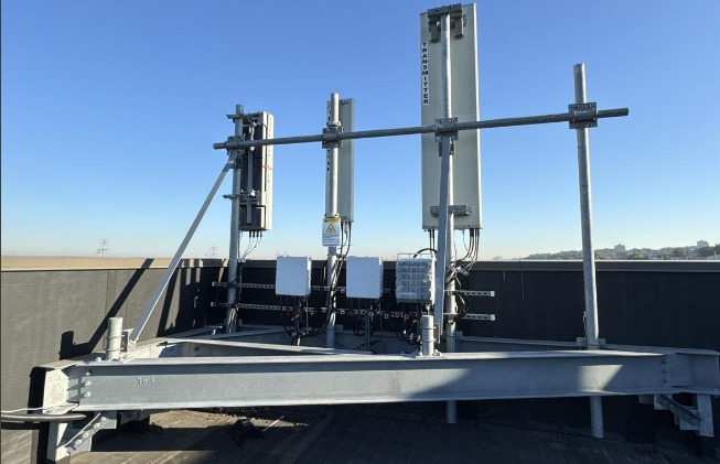 Rooftop wireless installation